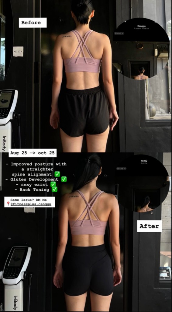 Postural training back line development