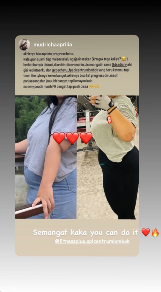 Weight loss and toning transformation