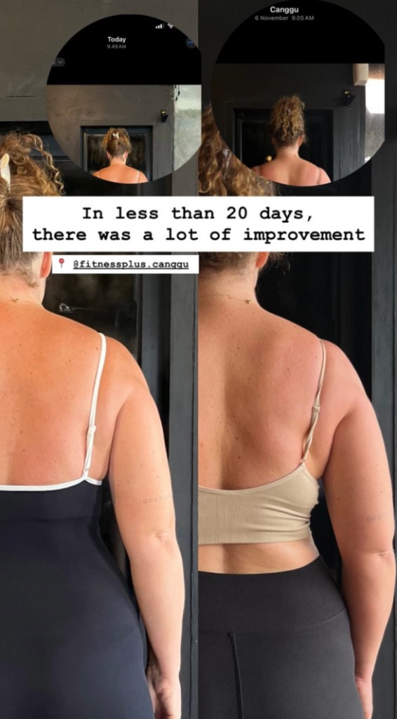 Weight loss and toning transformation