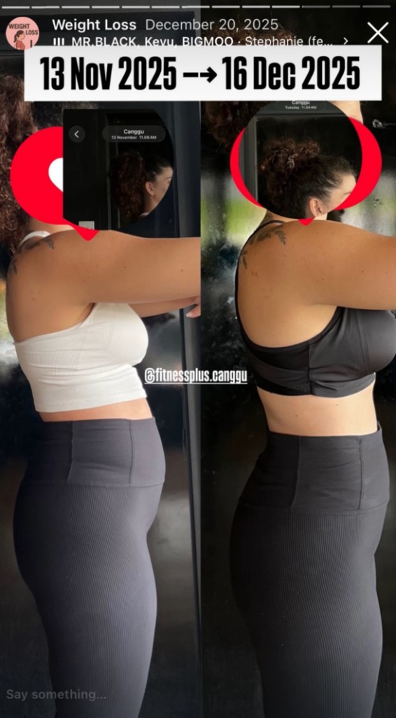 Weight loss and toning transformation