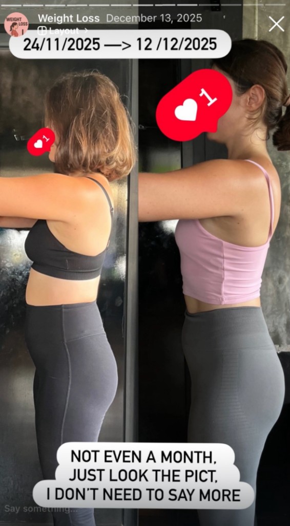 Weight loss and toning transformation